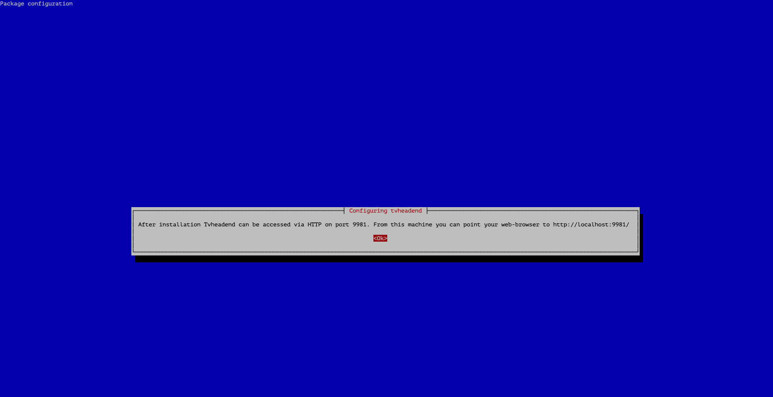 Εγκατάσταση Tvheadend - Βήμα 04